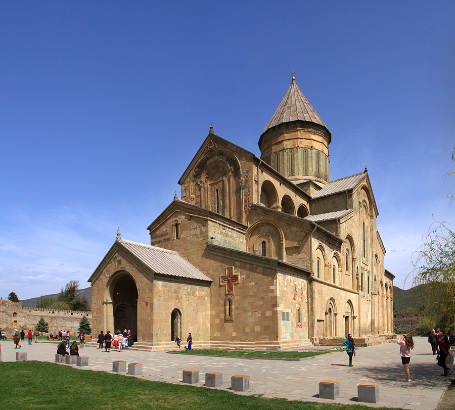 Svetitskhoveli Cathedral in Georgia Europe новости Верхняя Сванетия, Грузия, Монастырь Гелати, Монастырь Самтавро, Мцхета, Собор Баграти, Собор Светицховели, Храм Джвари, ЮНЕСКО