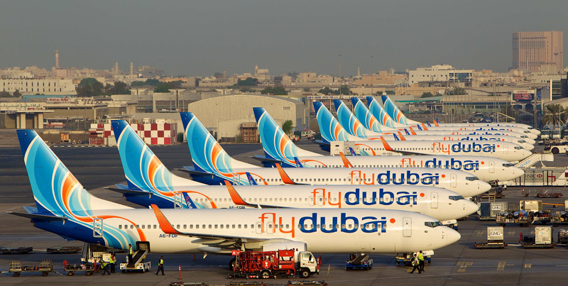 Лоукостер "Flydubai" готовится к полетам в Батуми