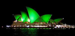 global greening sydney opera house 678 325 новости Global Greening, Святой Патрик, тбилиси