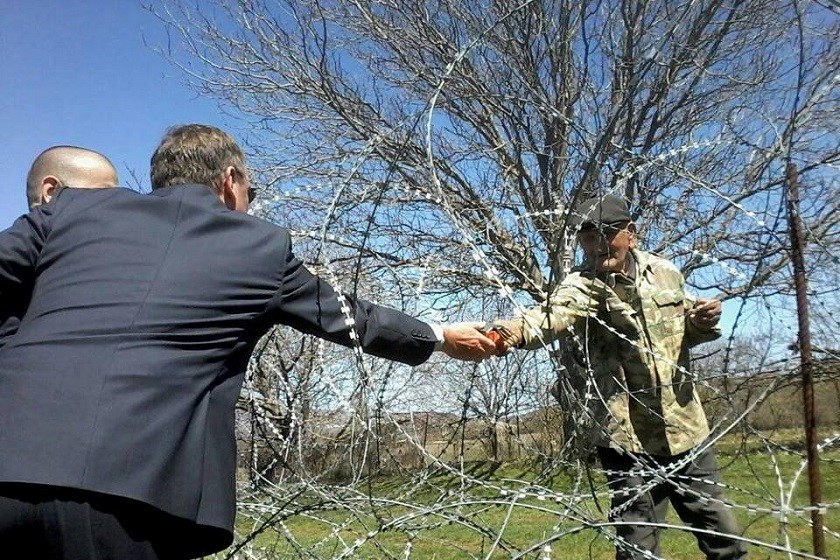 Делегация парламента Бельгии посетила линию оккупации