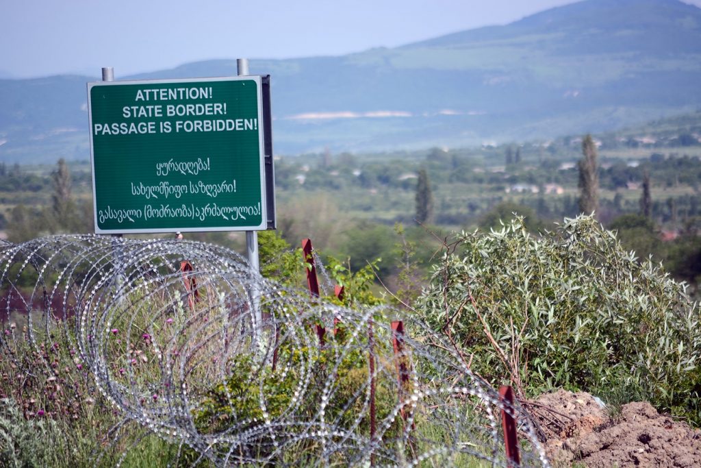 Border 3 новости Грузия-Россия, Кнолеви, линия оккупации