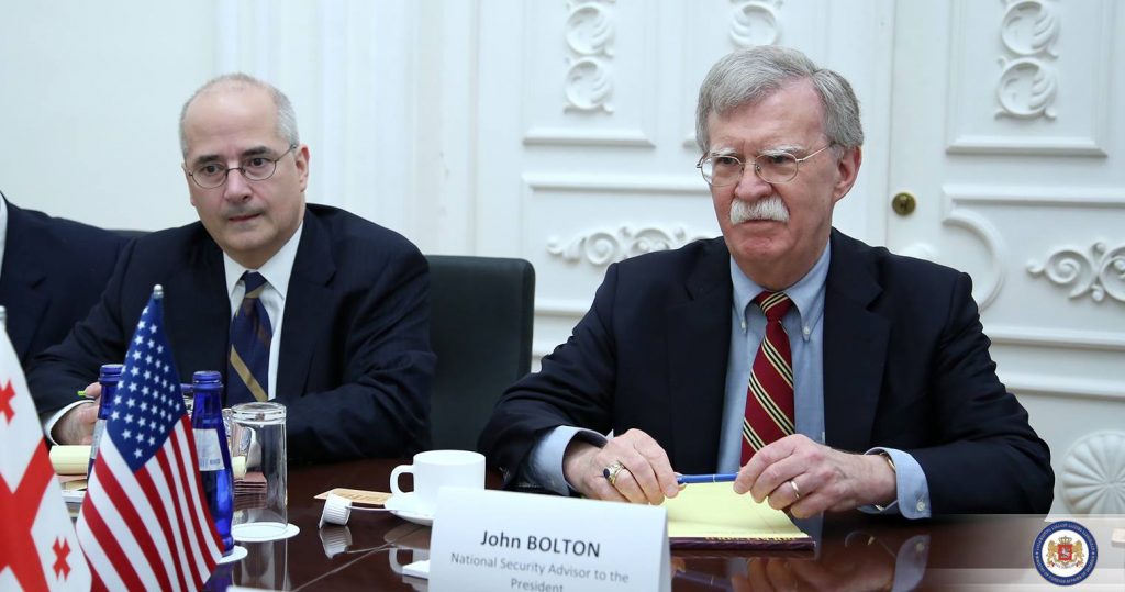 John Bolton 3 новости Георгий Гахария, Грузия, Давид Залкалиани, Джон Болтон, мвд, мид, сша