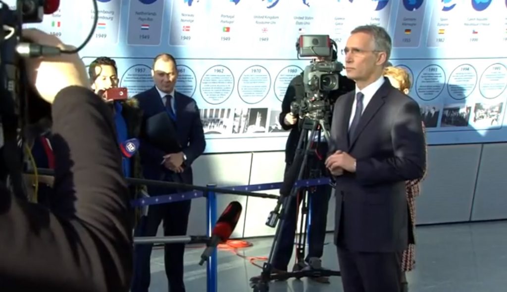 Stoltenberg новости Грузия, Давид Залкалиани, Йенс Столтенберг, министериал, НАТО