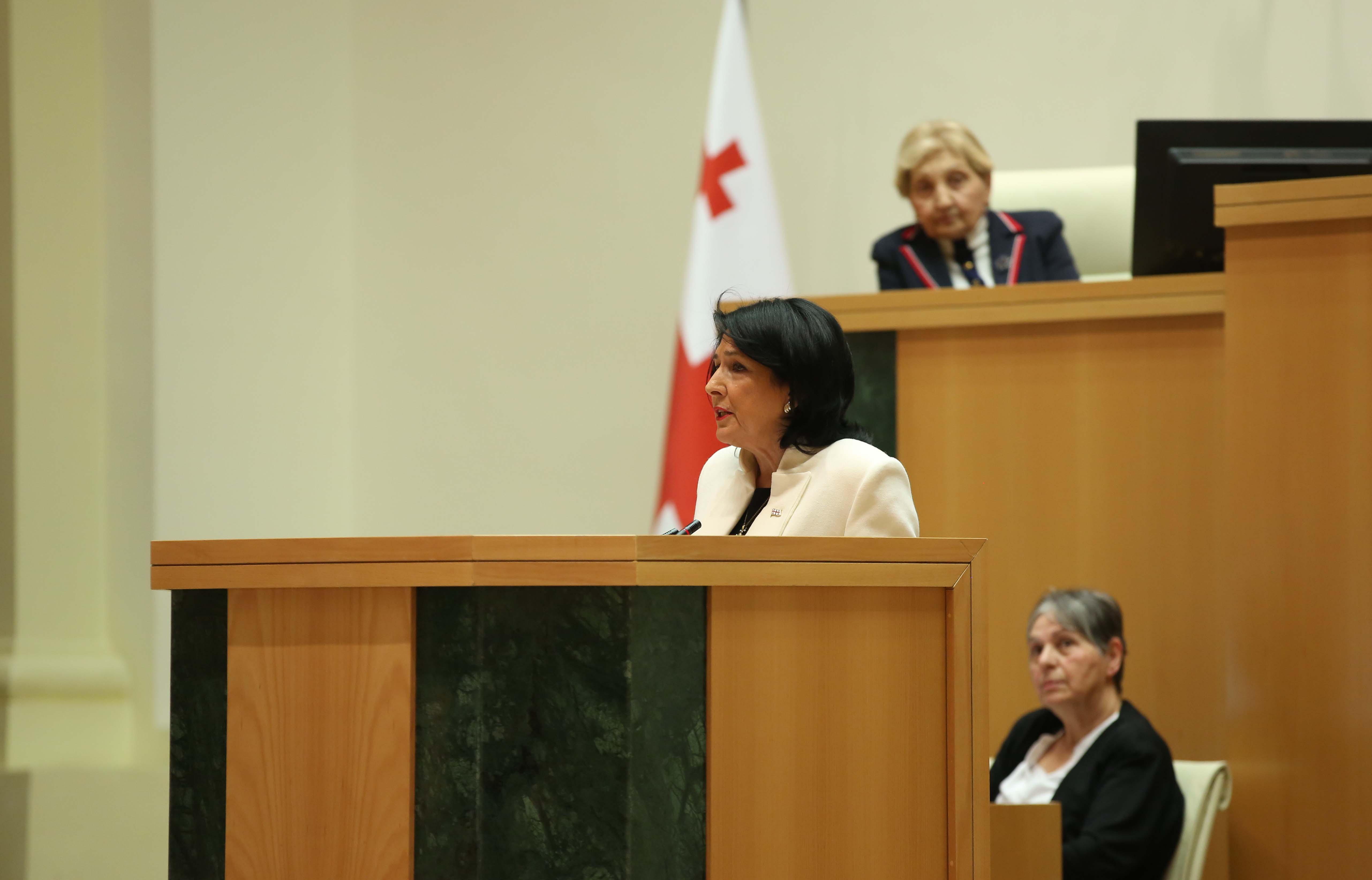 Zourabishili Parliament 1 новости Грузия-Россия, парламент Грузии, Саломе Зурабишвили