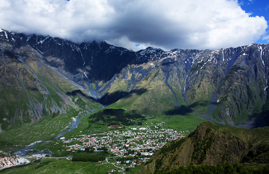 Khevi Georgia Mountainous Town Stepantsminda Георгий Гахария Георгий Гахария