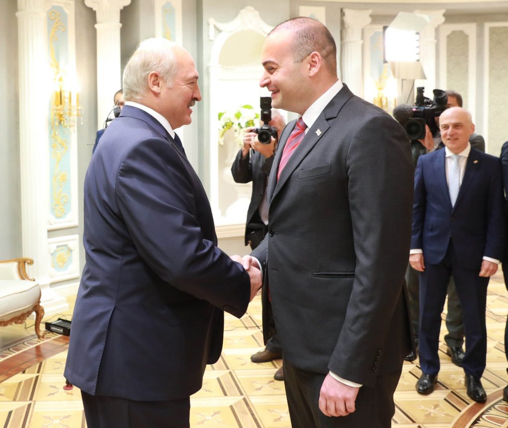 Lukashenko Bakhtadze 2 новости Александр Лукашенко, Беларусь, Белоруссия, Грузия-Беларусь, Мамука Бахтадзе