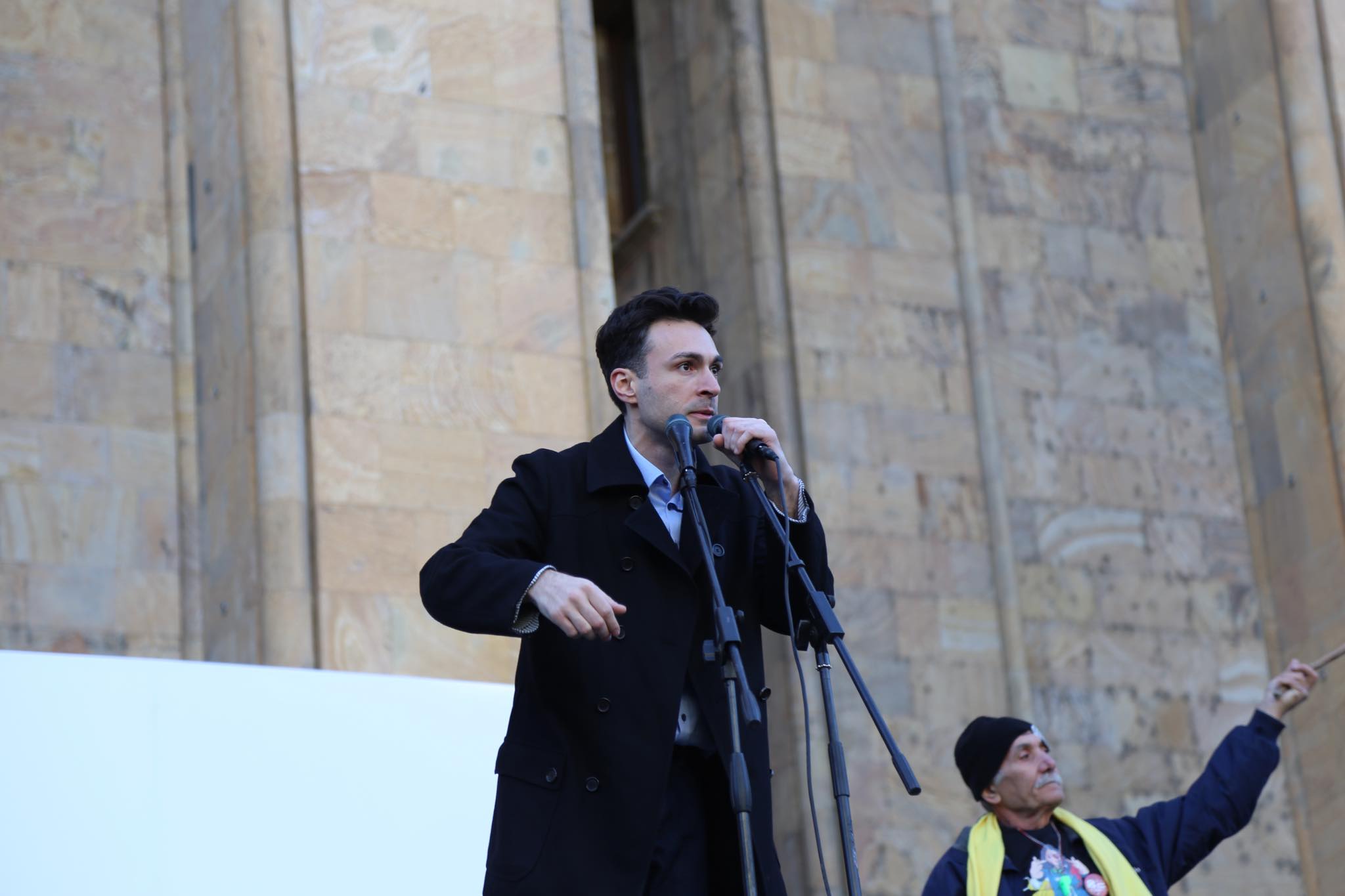 Shota Dighmelashvili акция протеста акция протеста