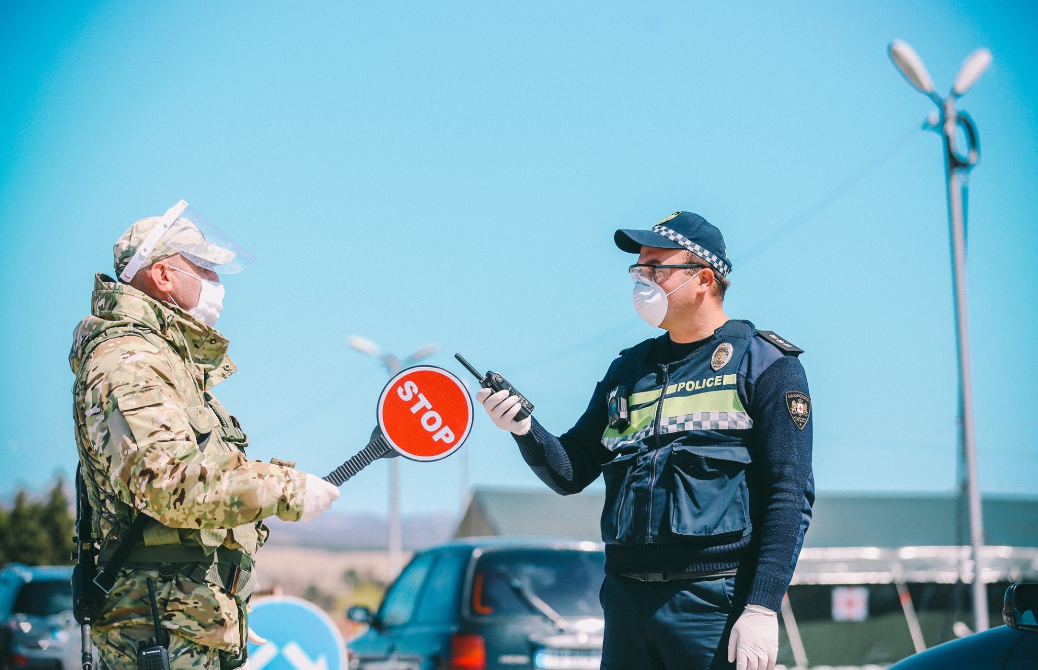 COVID Police 3 новости коронавирус в Грузии, режим чрезвычайного положения, штрафы