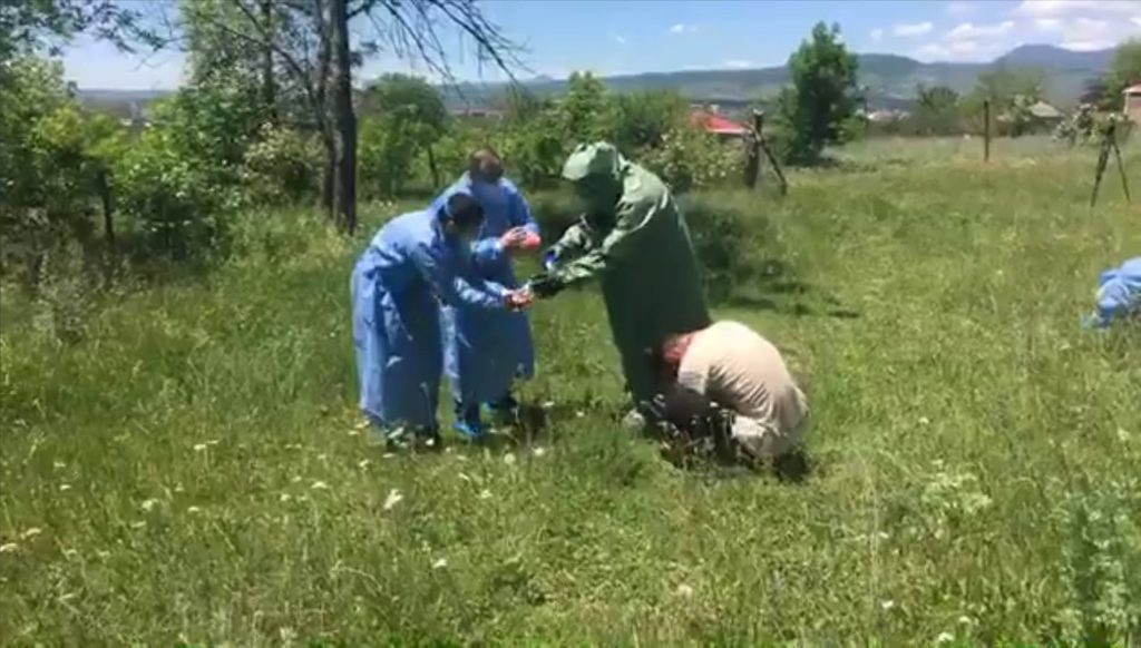 Члены "Легиона информационной обороны" провели акцию-перформанс в Эргнети 1 akcia ergneti новости дезинформация, Легион информационной обороны, неправительственный сектор, НПО