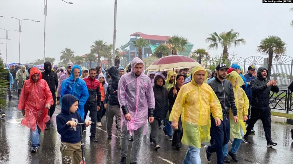 batumi akcia новости Аджария, акция протеста, Батуми, Миндия Горгадзе