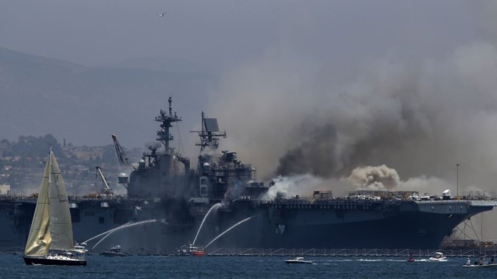 113349308 uss fire getty 1 Новости BBC Новости BBC