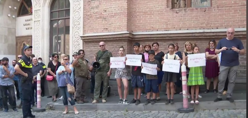 protest новости Абхазия. Грузия, Важа Гаприндашвили, Заза Гахеладзе, мид, оккупация, Сила в единстве, Южная Осетия. Цхинвальский регион