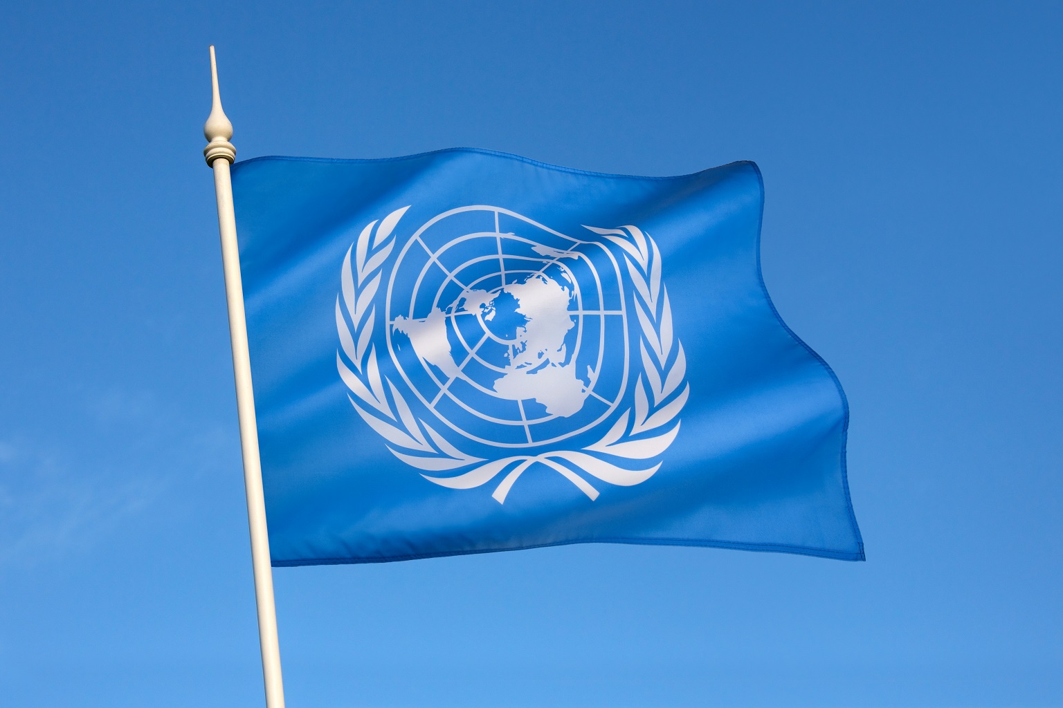 the flag of the united nations was adopted on dece KN5RHNR Генассамблея ООН Генассамблея ООН