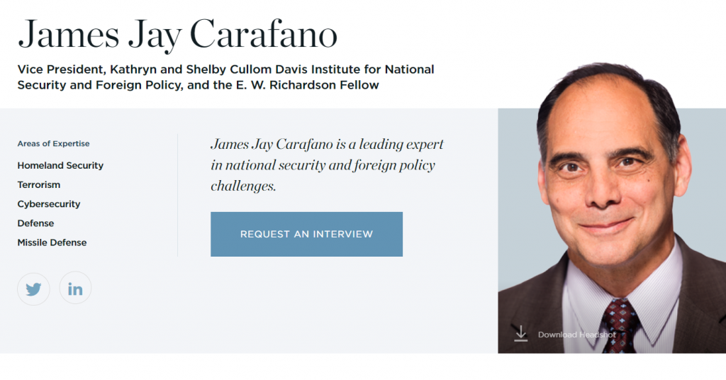 James Carafano новости Heritage Foundation, Грузия-НАТО, Грузия-США, Джеймс Карафано, НАТО