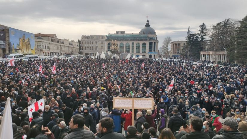 kutaisi protest namakhvani новости новости