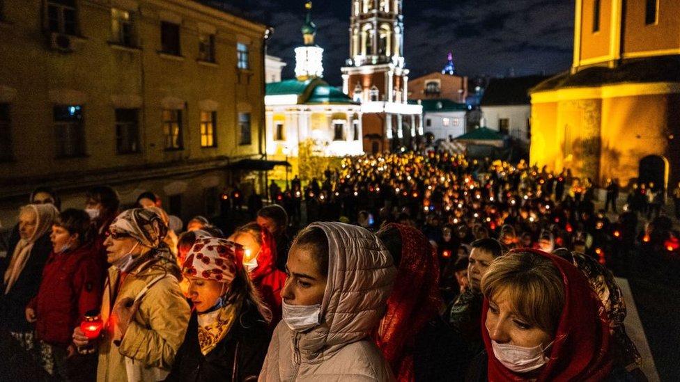 118295602 easter 2getty Новости BBC Грузия, Пасха, Православная церковь, Россия