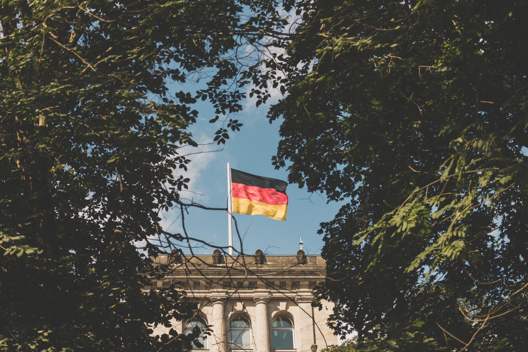 german flag on the reichstag FPVME3G Грузия-Германия Грузия-Германия