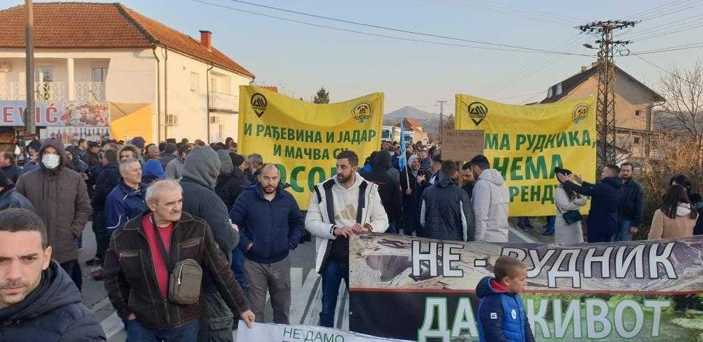 Протест в Горне Неделице