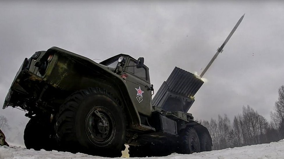 система "Град" на полигоне Головеньки в Московской области