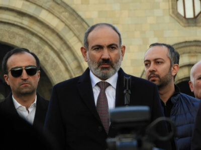 nikol pashinyan at protest 25 2 21 1024x683 1 новости Карабах, Никол Пашинян