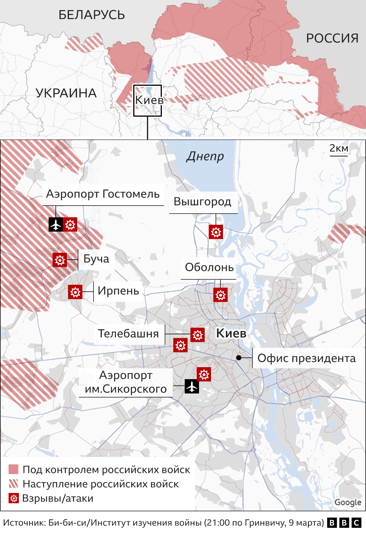 Карта военных действий