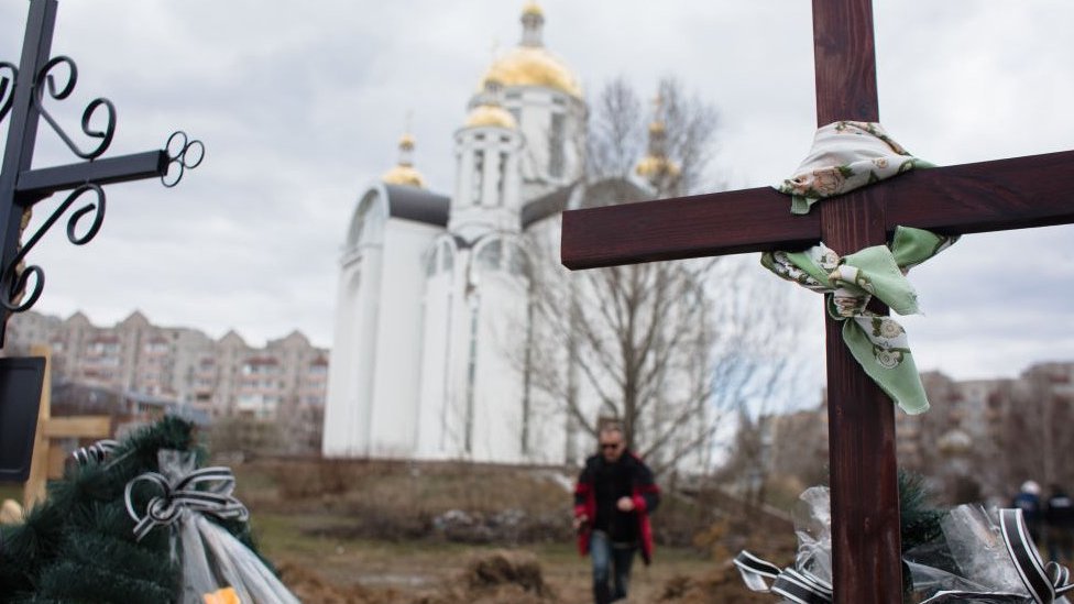 124063949 gettyimages 1239748348 Новости BBC Буча, война в Украине, Россия, украина