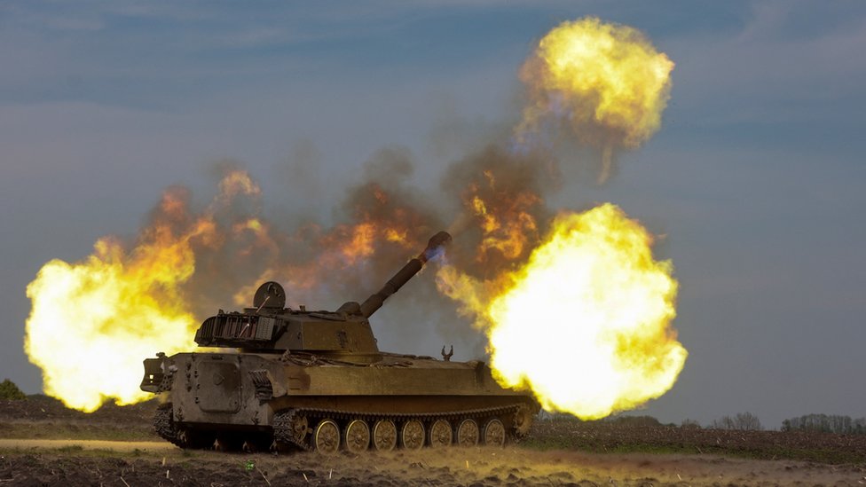 Украинское самоходное орудие