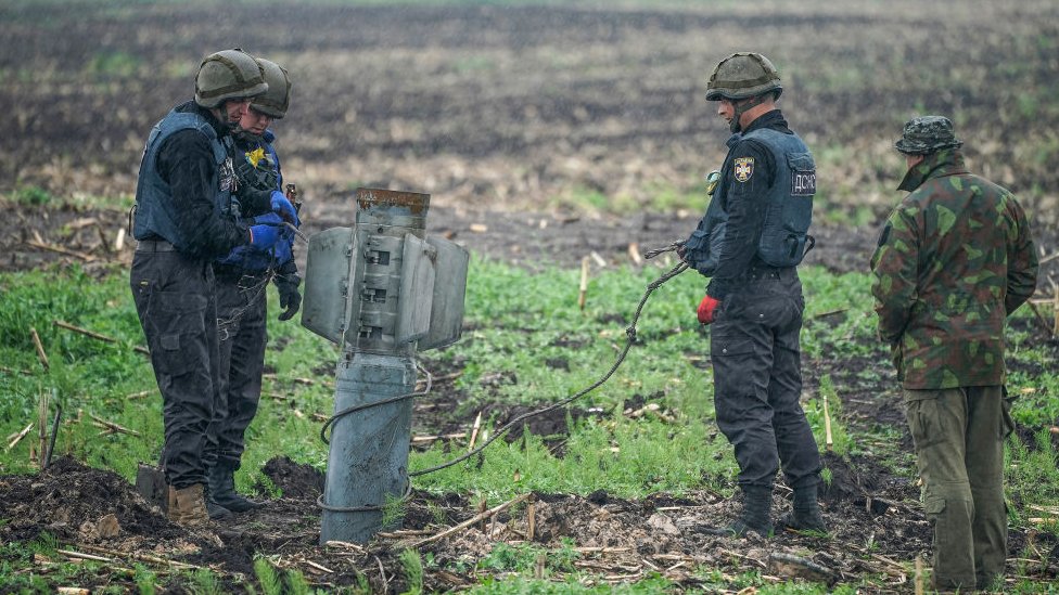 Ракета от "Смерча" под Бородянкой