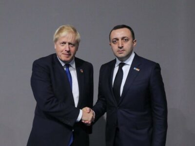 boris johnson irakli gharibashvili Грузия-Великобритания Грузия-Великобритания