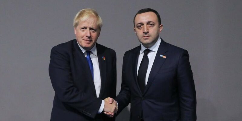 boris johnson irakli gharibashvili новости Борис Джонсон, Грузия-Великобритания, Ираклий Гарибашвили