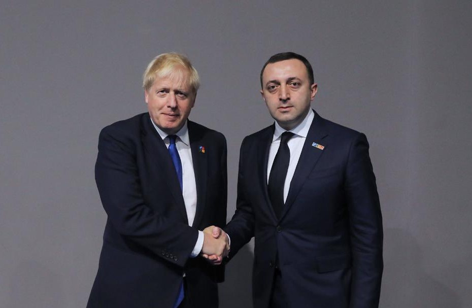 boris johnson irakli gharibashvili новости Борис Джонсон, Грузия-Великобритания, Ираклий Гарибашвили