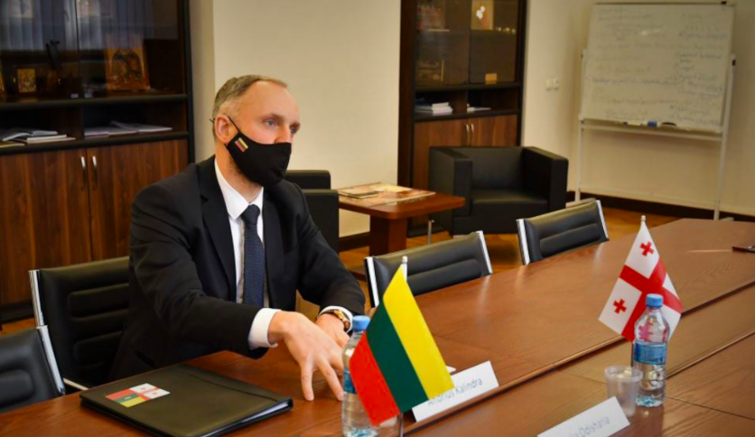 Посол Литвы в Тбилиси разочарован антизападной акцией прокремлевских активистов 1 screenshot 2022 06 06 at 18.27.57 новости Андрюс Калиндра