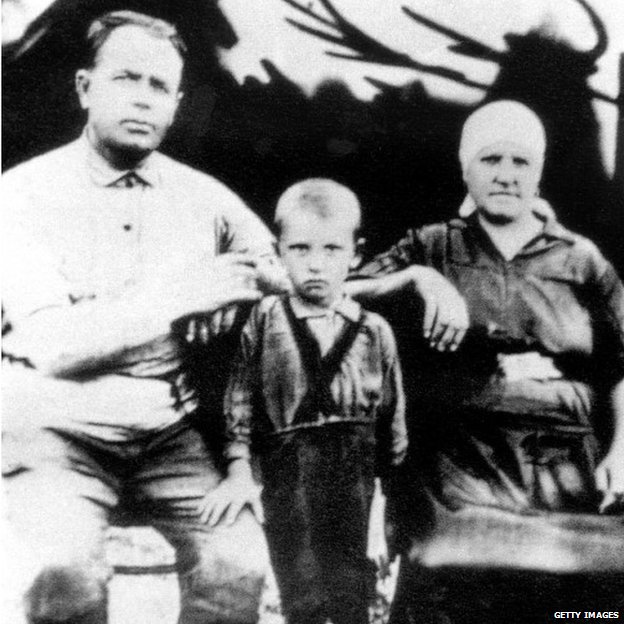 Gorbachev as a child