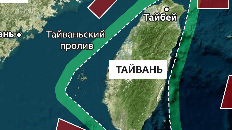 Карта Тайваня