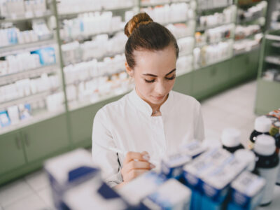 woman pharmacist checking medicine in pharmacy 2022 02 01 22 39 27 utc новости здравоохранения, Ираклий Гарибашвили