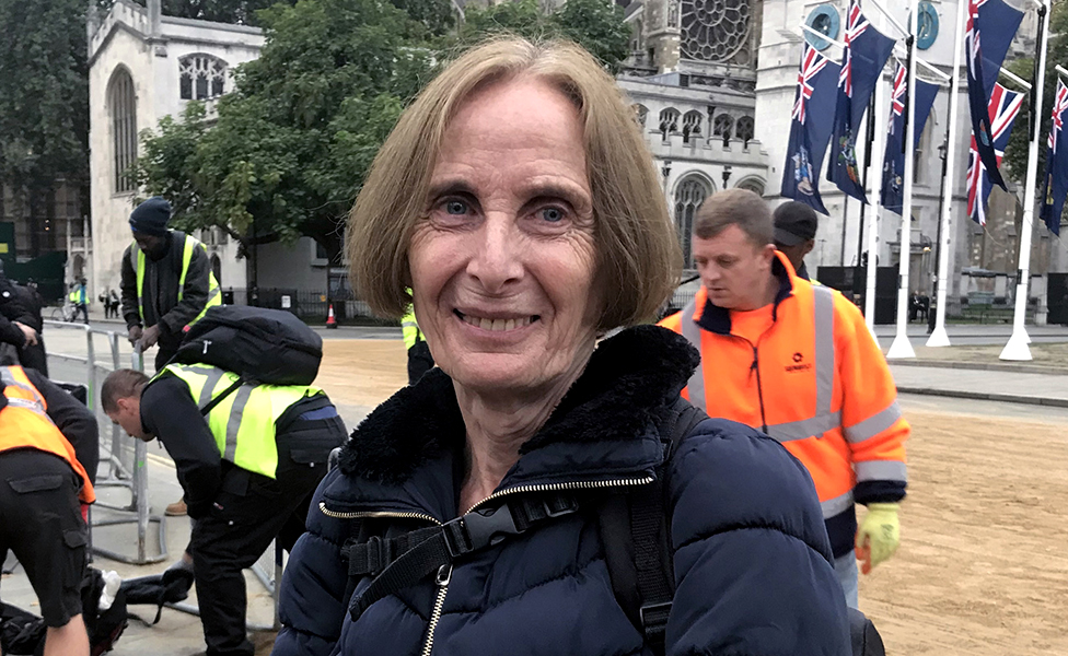 Chrissy Heerey who serves in the Royal Air Force and is from High Wycombe was the last person to view Queen Elizabeth II lying in state ahead of her funeral on Monday. Picture date: Monday September 19, 2022.