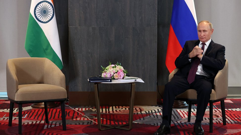 126814666 putin india epa01 Новости BBC война в Украине, Россия