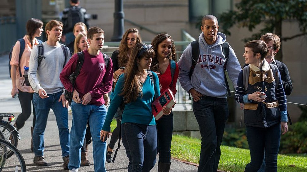 Students at Harvard University