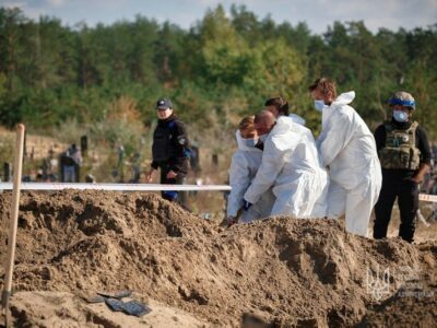 another mass grave discovered in liberated lyman governor 1665218086510 новости война в Украине, Лиман