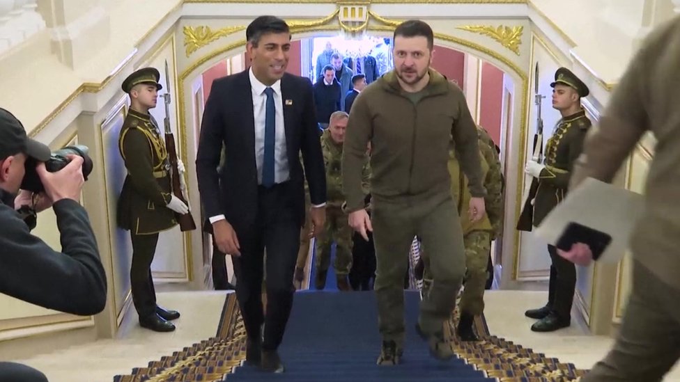 127700707 zelensky Новости BBC война в Украине, Риши Сунак