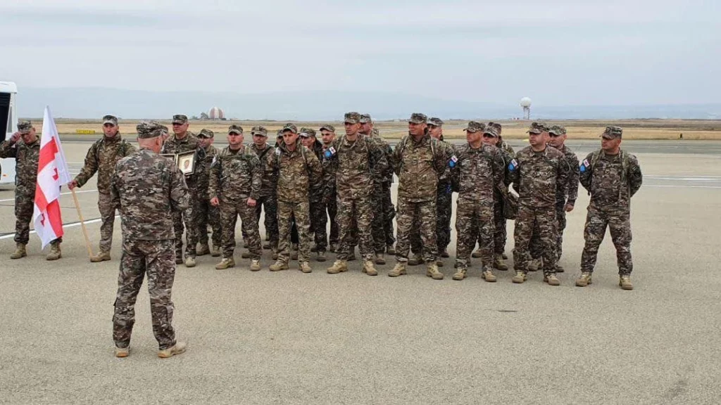 georgian troops going to central african republic новости