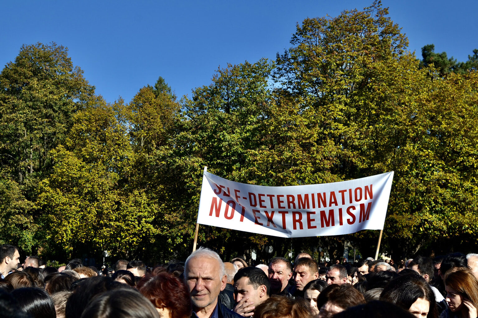 self determination not extremism nagorno karabakh 30 10 22 1536x1024 1 новости OC Media, Азербайджан-Армения, Владимир Путин, Нагорный Карабах, Никол Пашинян, протест