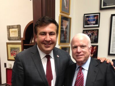 saakashvili mccain новости Грузия-США, Джон Маккейн, ИНСТИТУТ МАККЕЙНА, Михаил Саакашвили