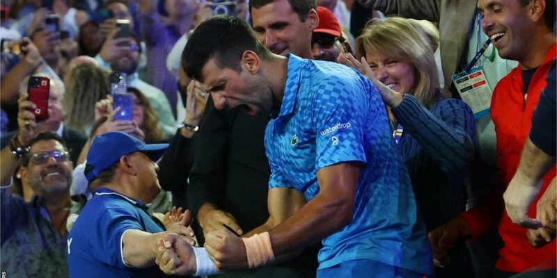 128451490 djoko celeb reuters Новости BBC Australian open, Новак Джокович