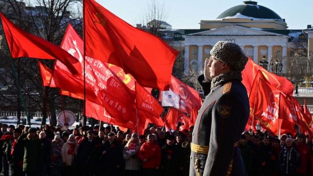 Почетный караул у Вечного огня в Москве, 23 февраля 2023 г.