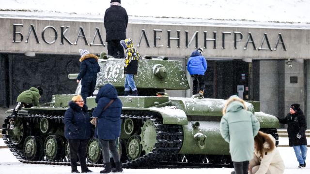 Трофейная техника ВСУ в музее-заповеднике "Прорыв блокады Ленинграда"