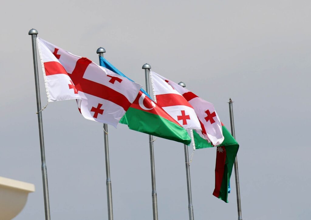 georgia azerbaijan flags новости грузия-азербайджан, транзит