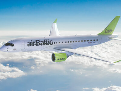 bt cseries 1 новости air baltic, авиакомпания, Латвия, рейс, рига-тбилиси, самолет