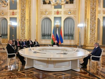 pashinyan aliyev putin summit moscow 1024x699 1 новости OC Media, Азербайджан, Армения, Ильхам Алиев, Нагорный Карабах, Никол Пашинян, Южный Кавказ