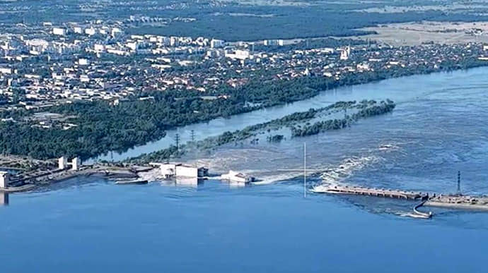 Российские оккупанты взорвали Каховскую ГЭС 1 afc3449 nova kahovka690 новости война в Украине, ГЭС